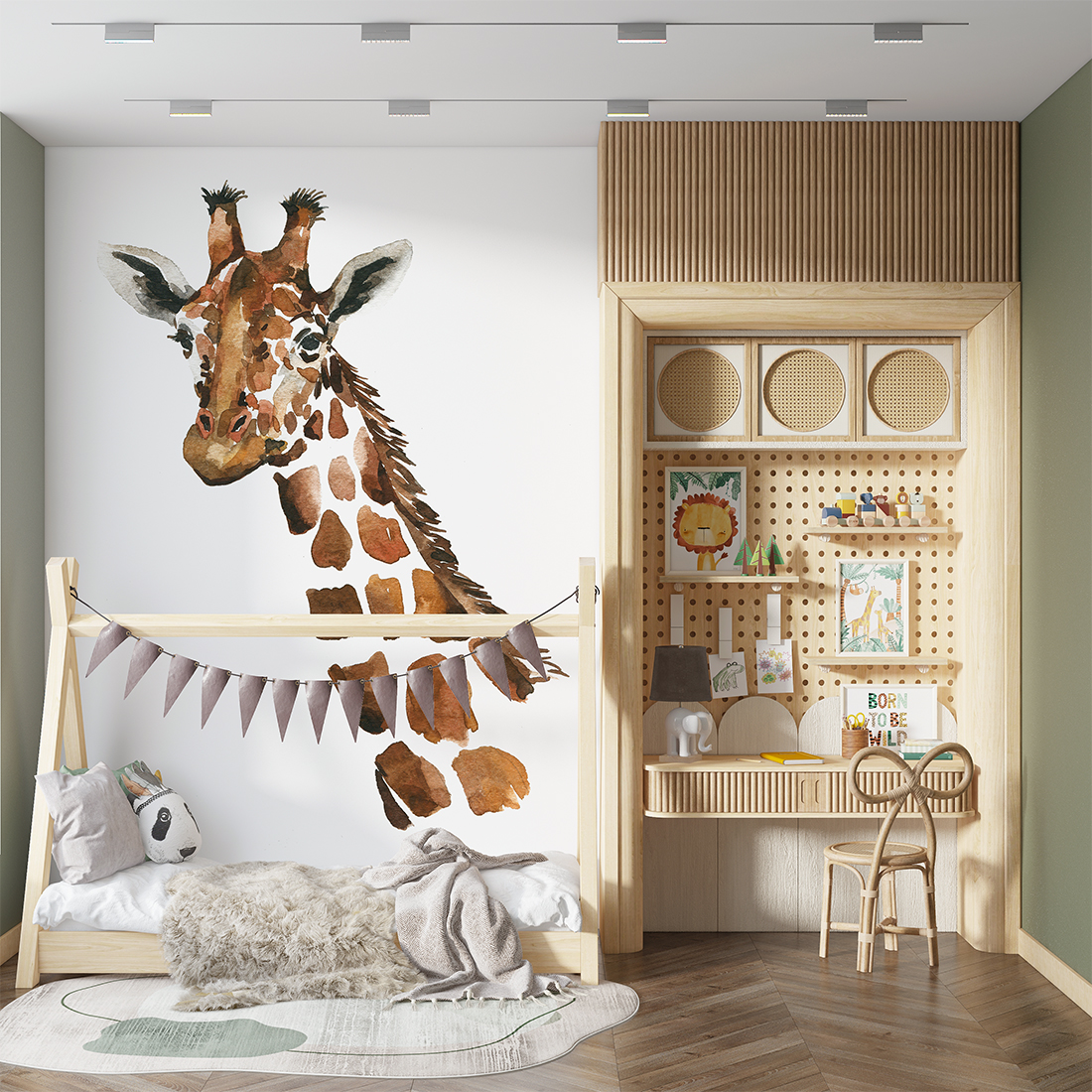 Fototapete Giraffe