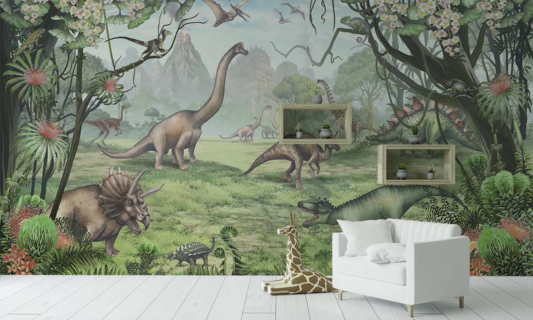 Fototapete Dinosaurier
