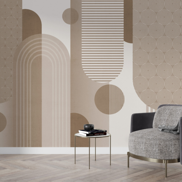 Fototapete Beige Geometry