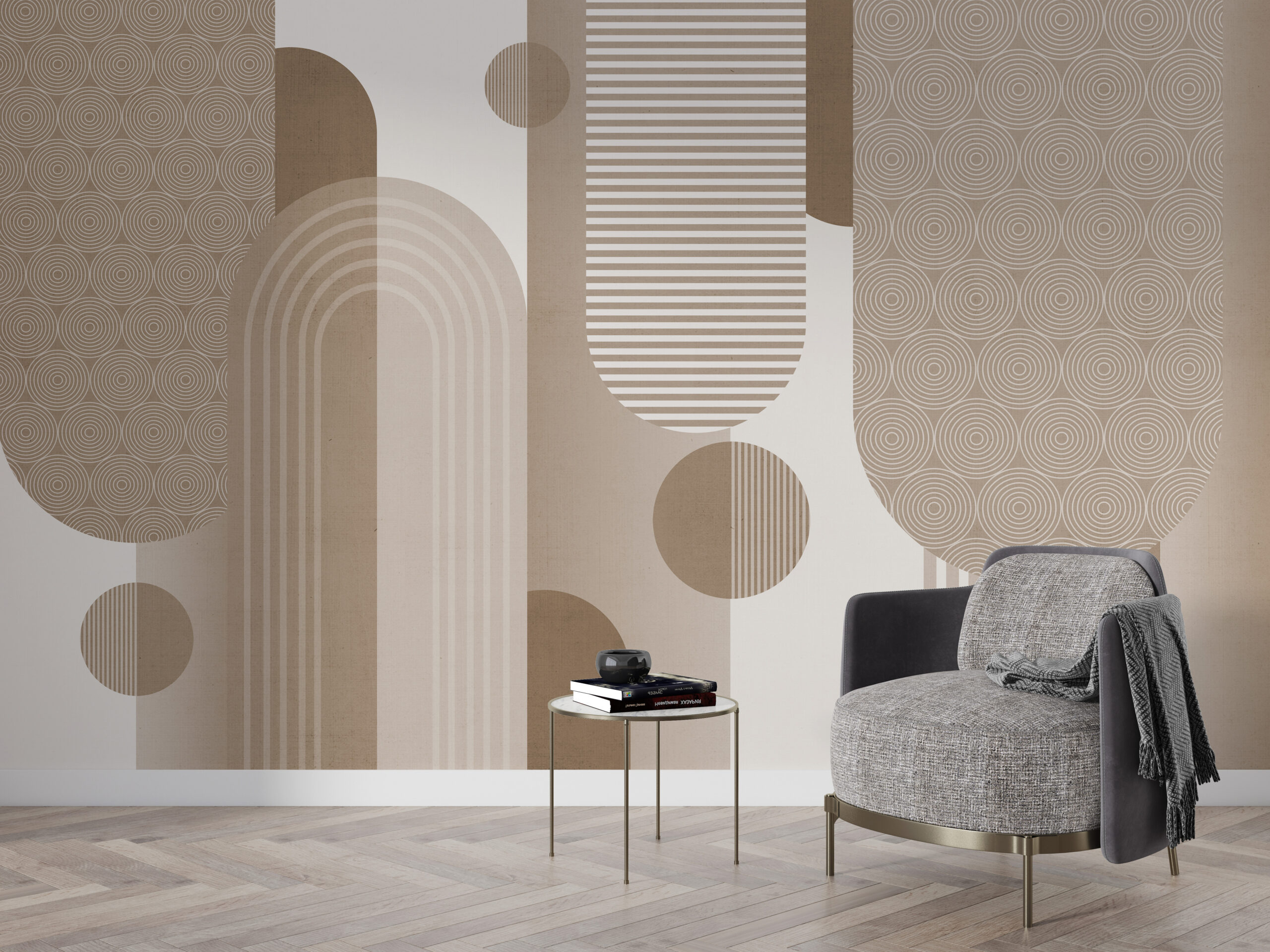 Fototapete Beige Geometry
