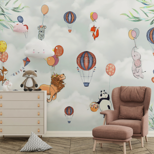 Hintergrundbild Luftballonregen