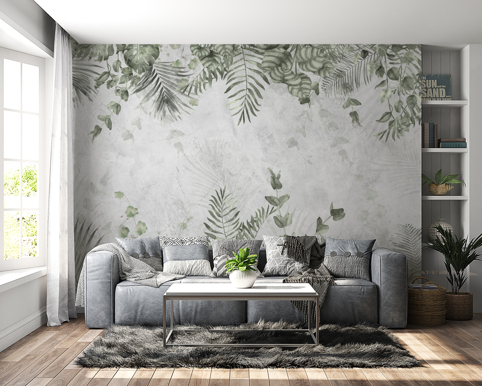 Wandbild Exotischer Rahmen