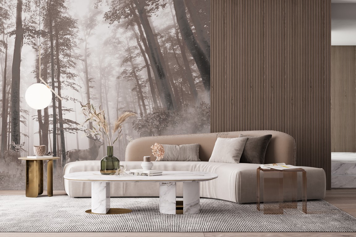 Tapete Thick Forest Mist