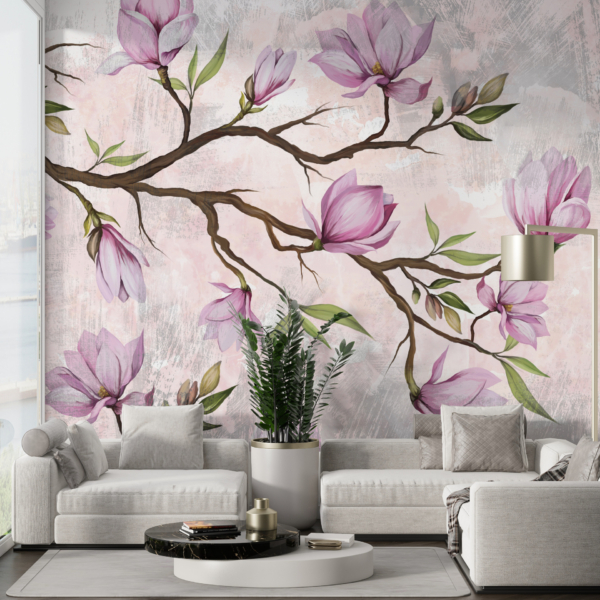 Wandmagnolie in voller Blüte