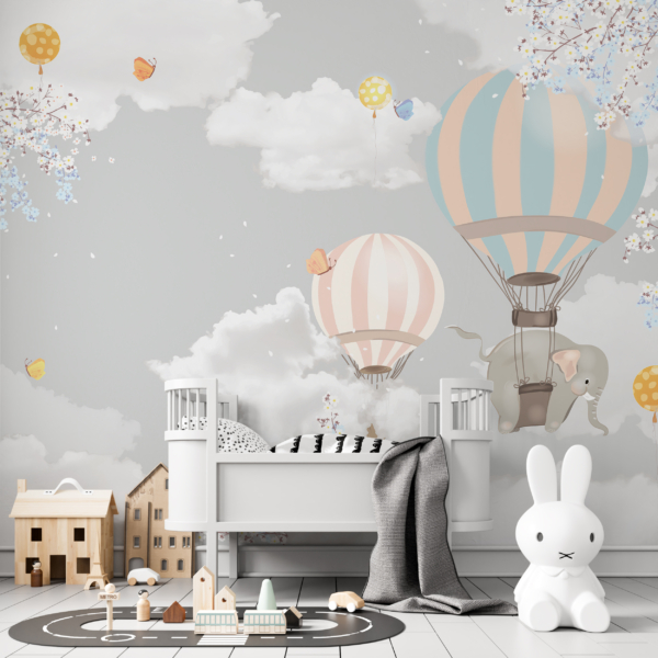 Wandbild Fliegender Elefant