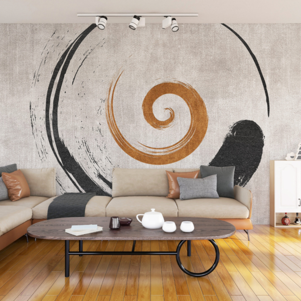 Fototapete Spiralförmiges Motiv