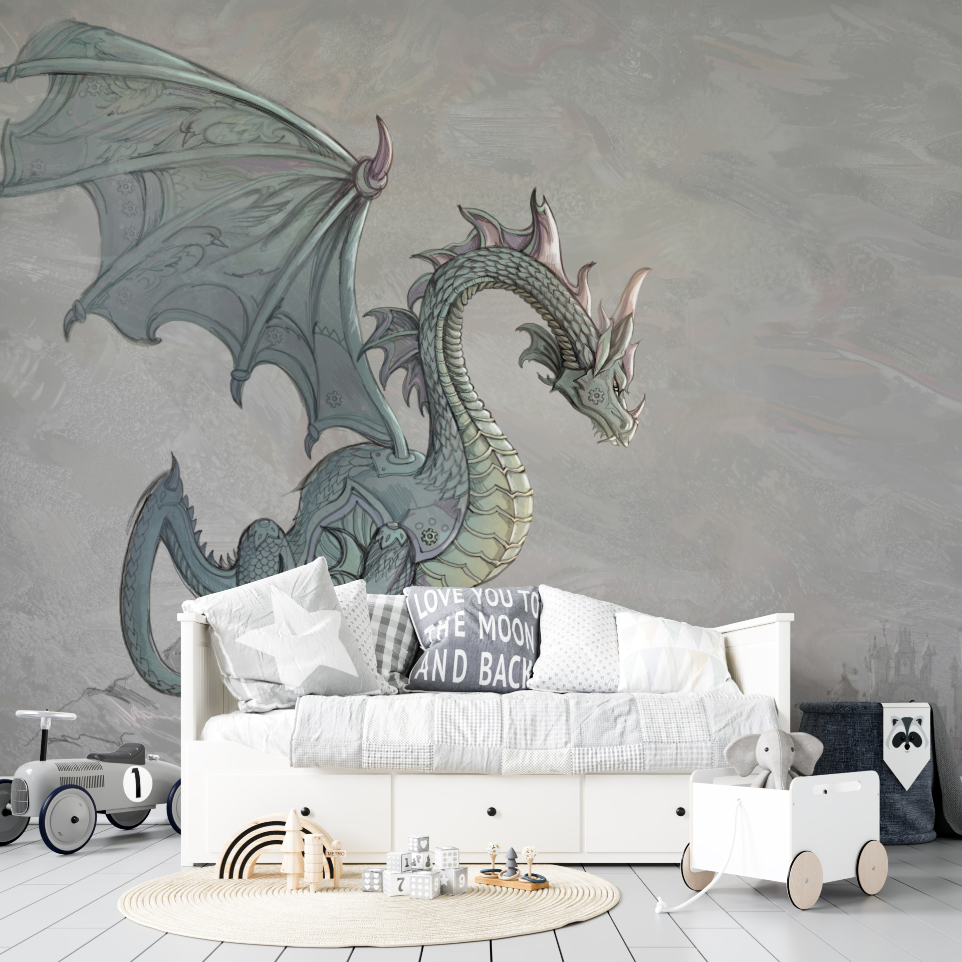 Fototapete Einsamer Drache