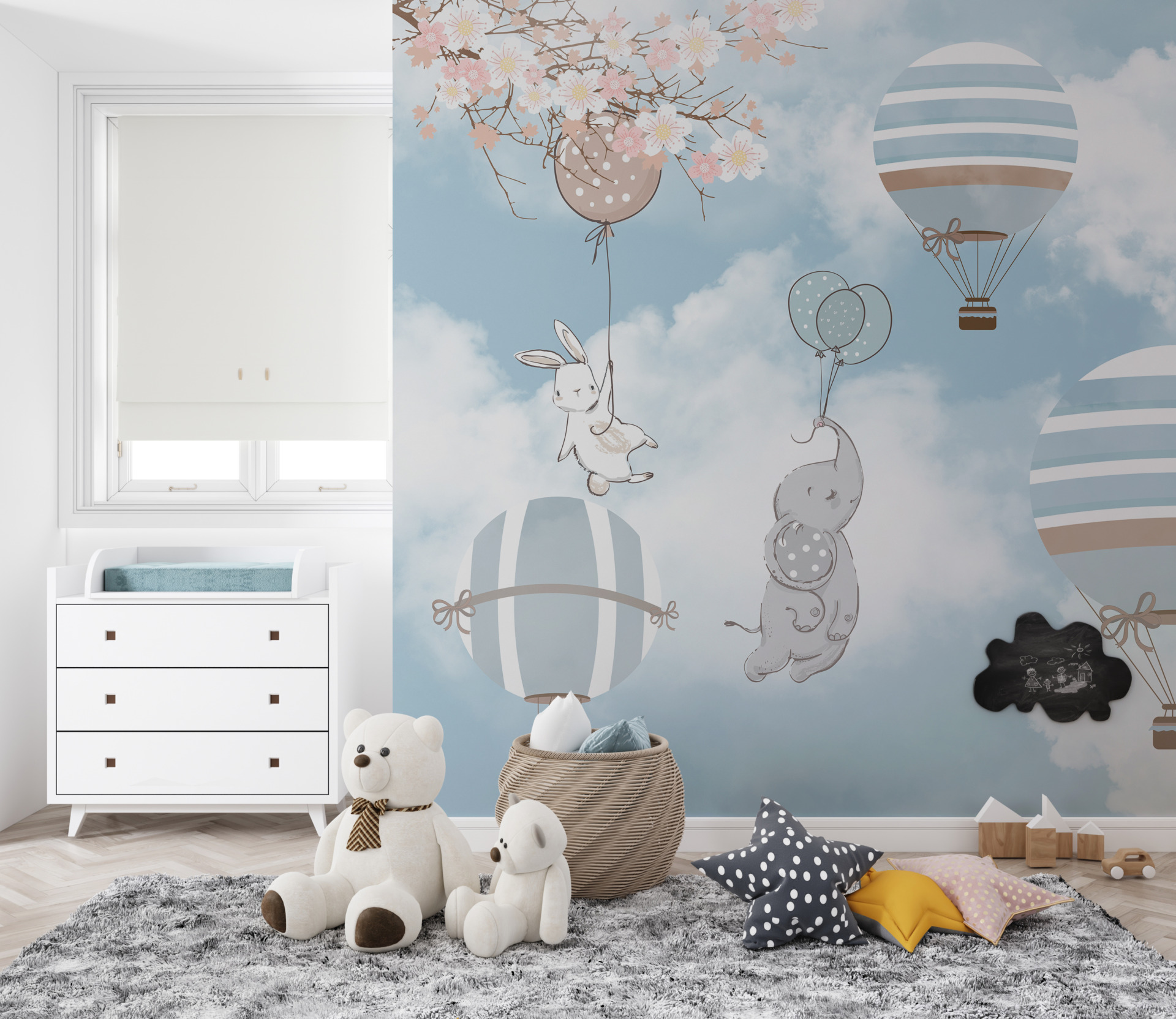 Mural Spring Ballonfahrt