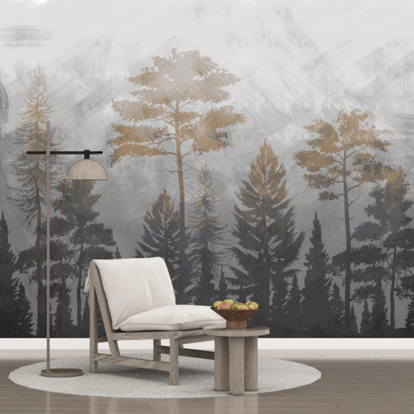 Hintergrundbild Unscharfer Wald