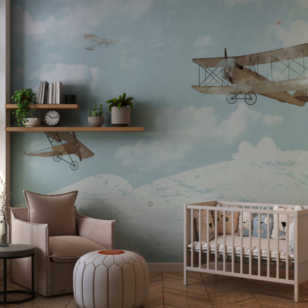 Wandbild Winterflug