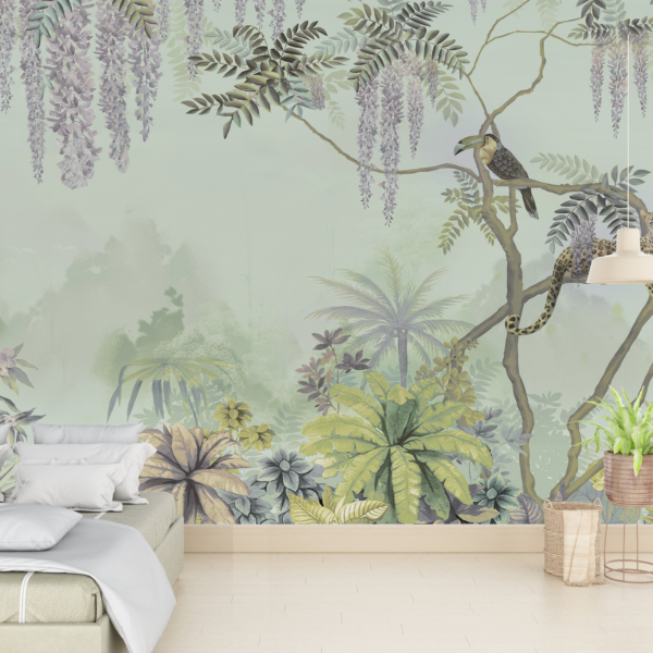 Tapete Dschungel Beige