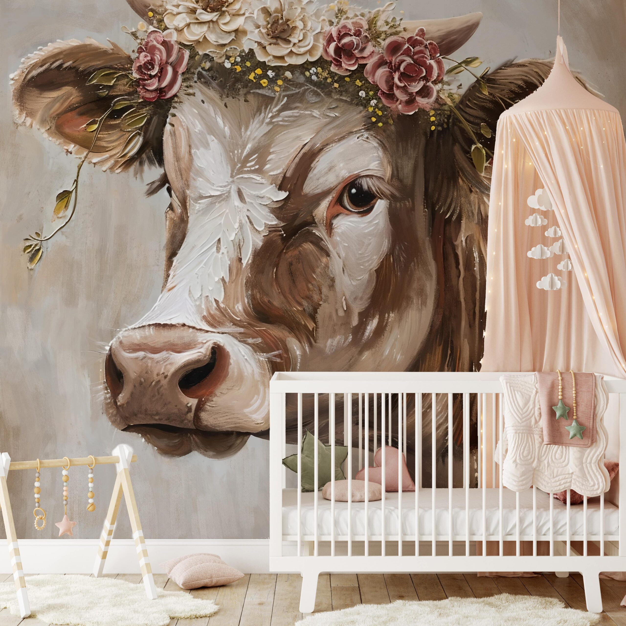 Fototapeten Blumenbeet
