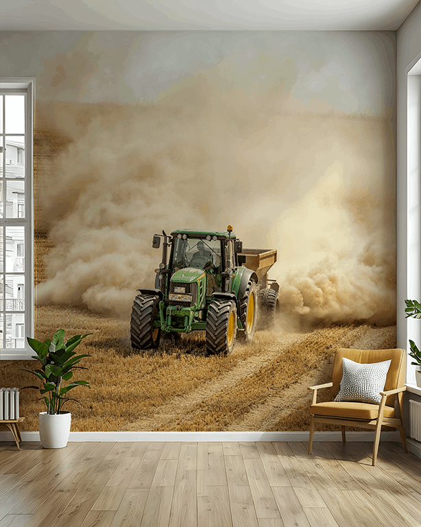 Fototapeten Feldarbeit