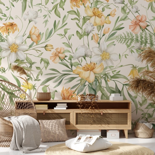 Fototapeten Wildblumen