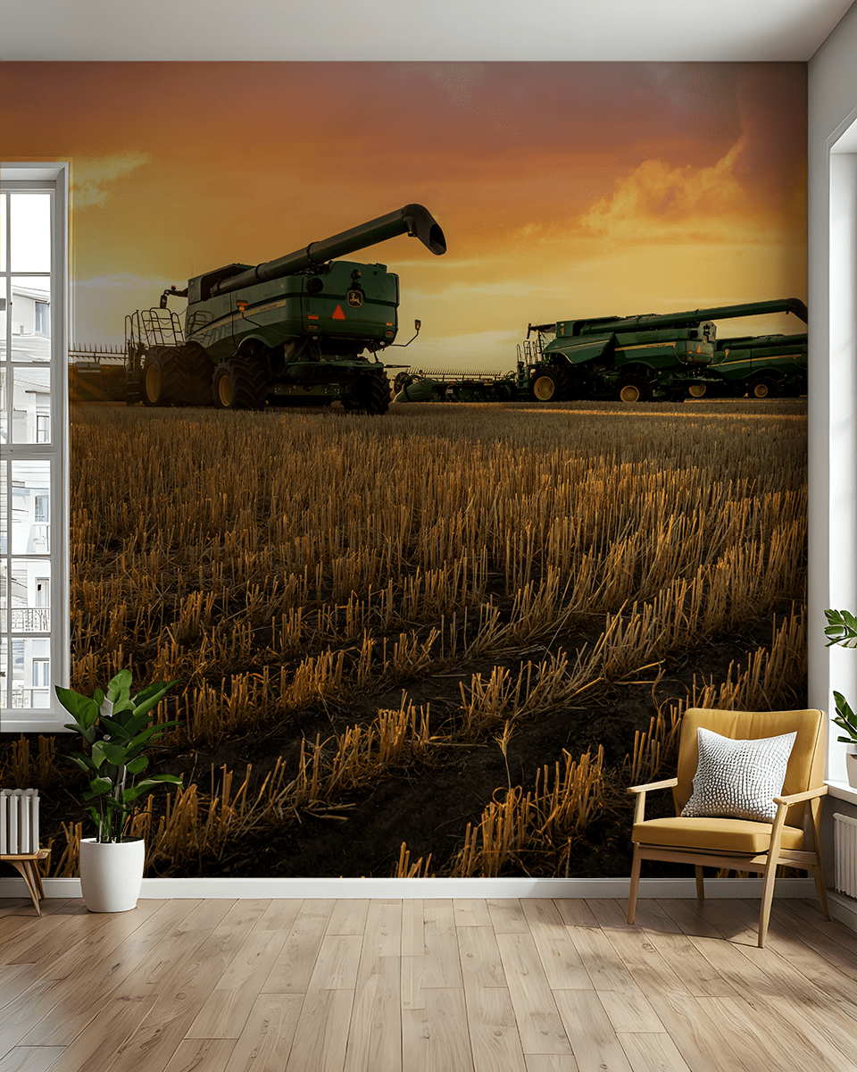 Fototapeten Goldene Ernte
