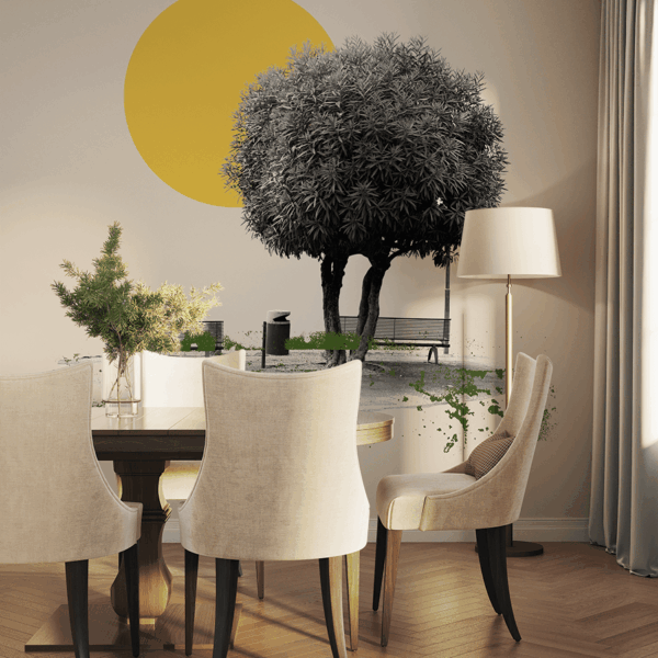 Fototapeten Minimalistische Ecke