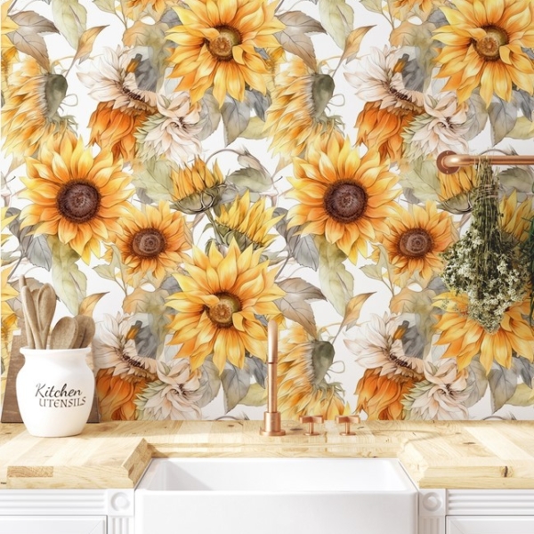 Fototapeten Die Ausdruckskraft der Sonnenblumen