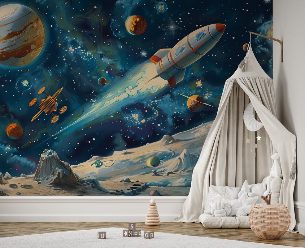 Fototapeten Weltraumreise