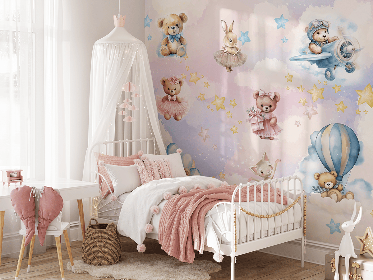 Fototapeten Zauberball für Babys