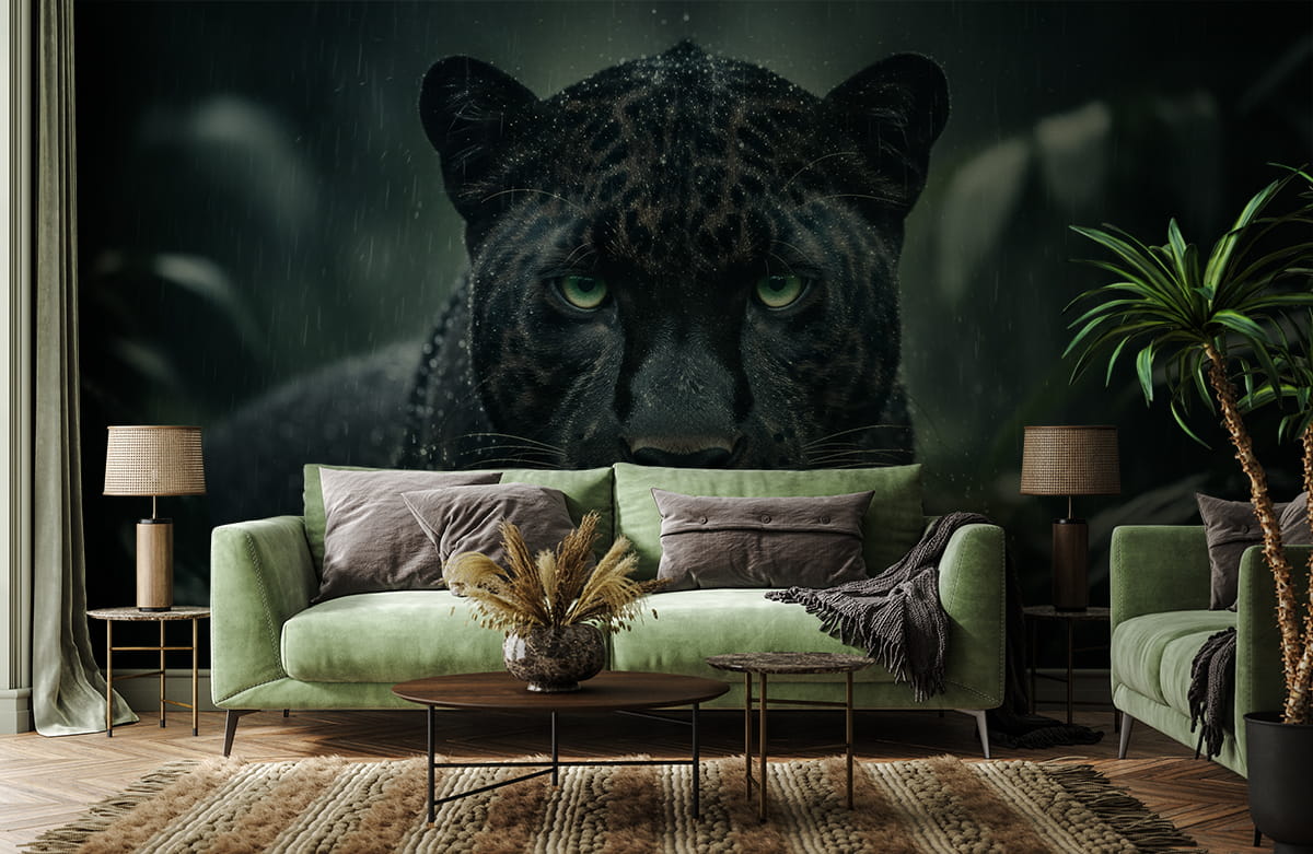 Fototapeten Schwarzer Panther