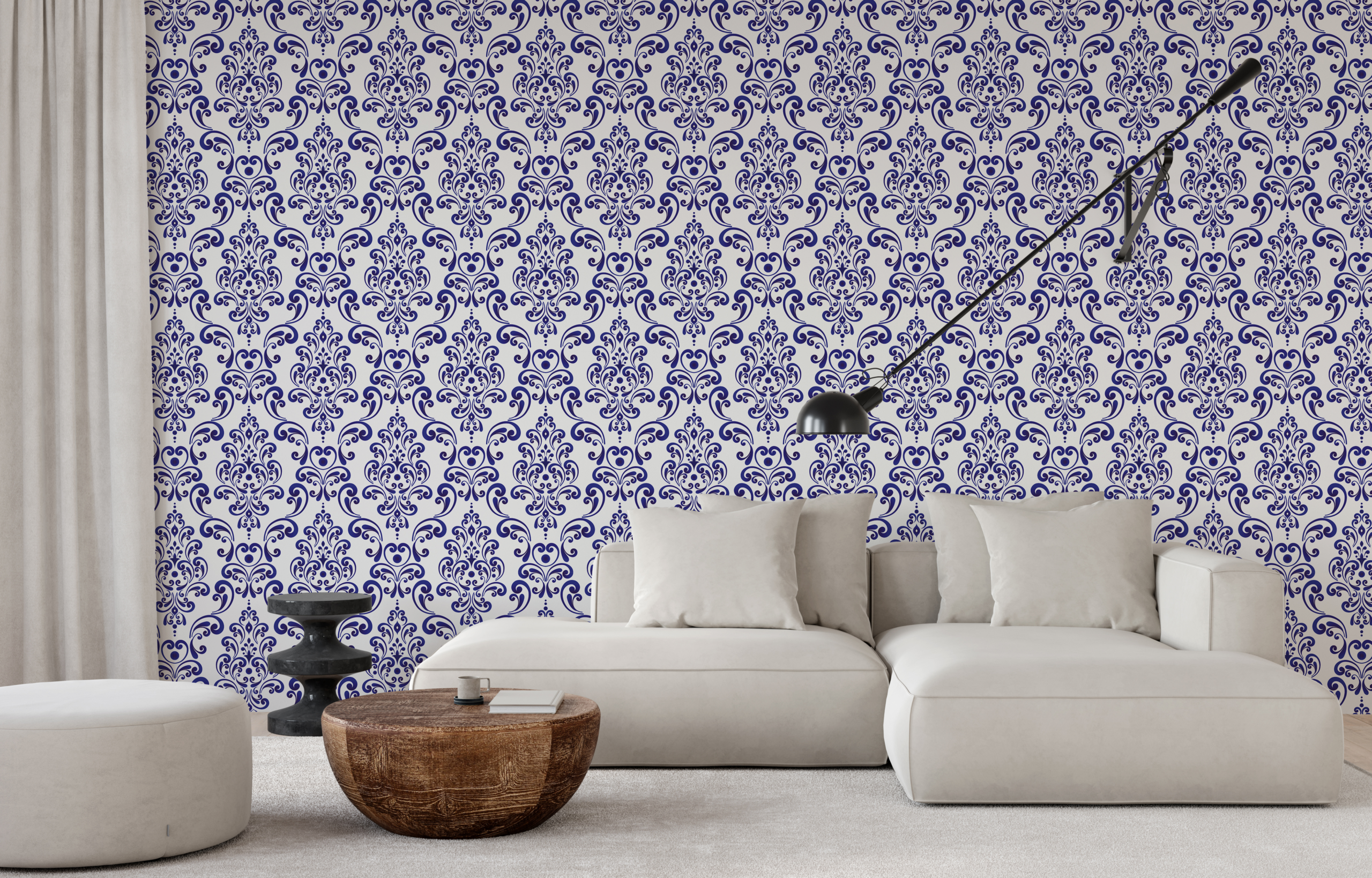 Fototapeten Barockblau