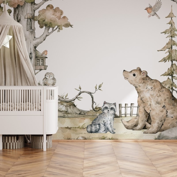 Fototapeten Waldwelt für Kleinkinder