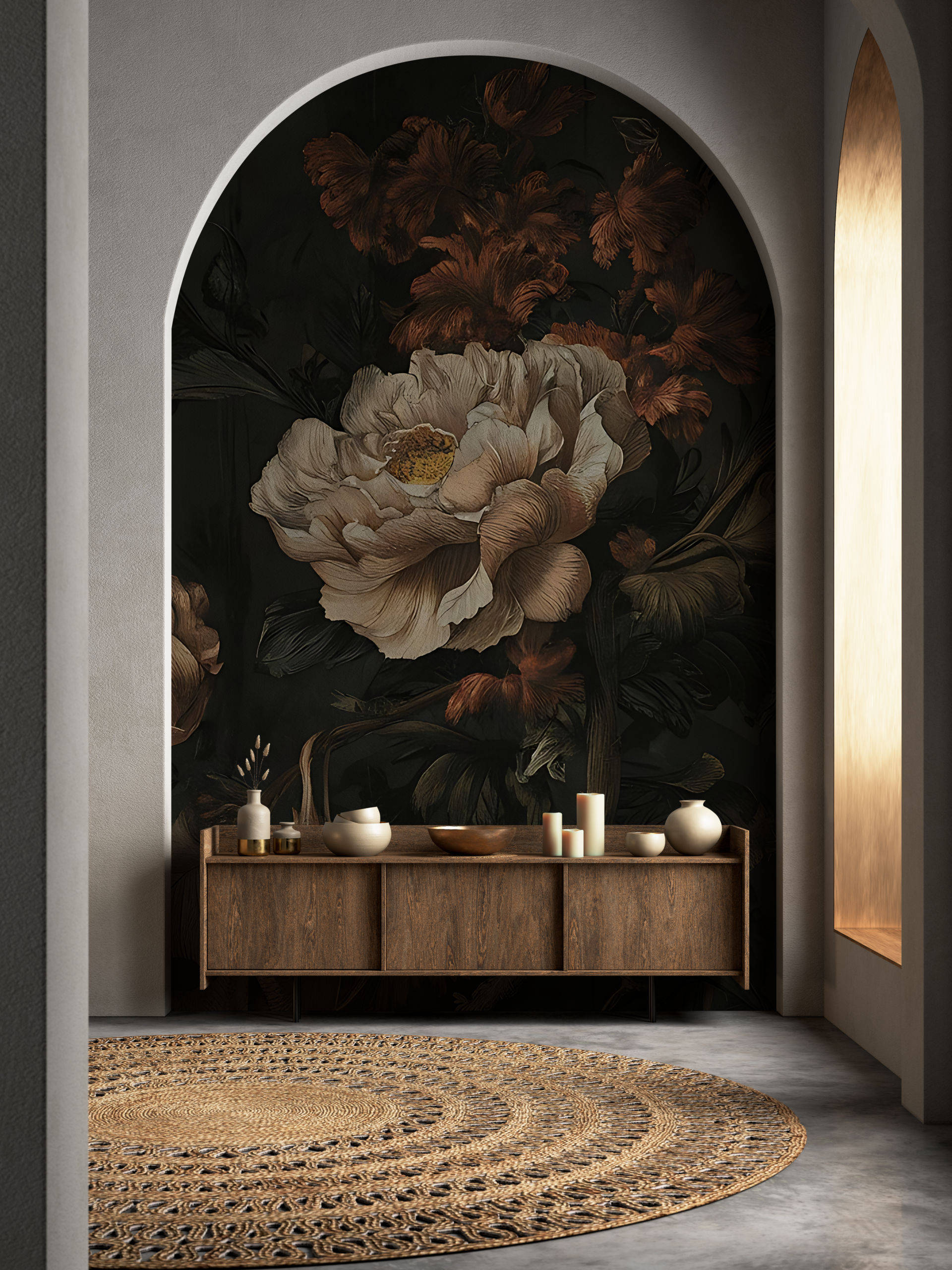 Fototapeten Barockpfingstrose
