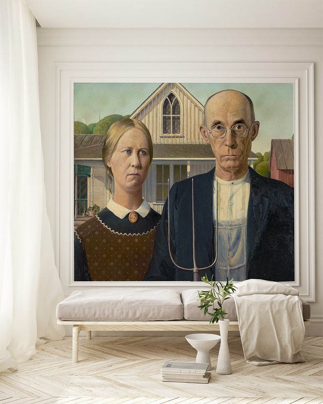 Fototapeten Amerikanische Gothic